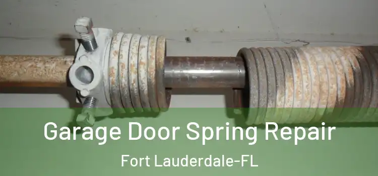 Garage Door Spring Repair Fort Lauderdale-FL