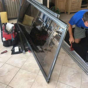 sliding glass door frame repair Fort Lauderdale